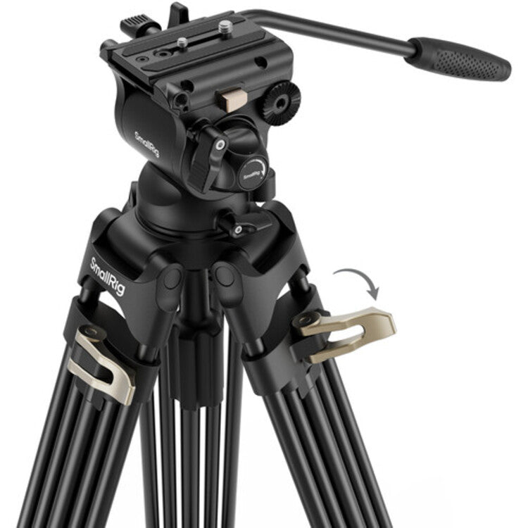 SmallRig Heavy-Duty Fluid Head Tripod Kit AD-01S 4686 