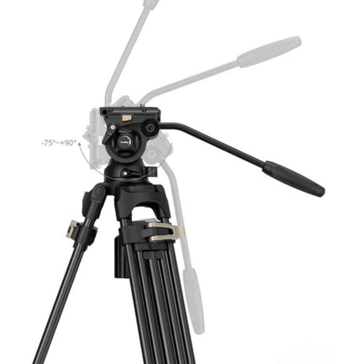 SmallRig Heavy-Duty Fluid Head Tripod Kit AD-01S 4686 