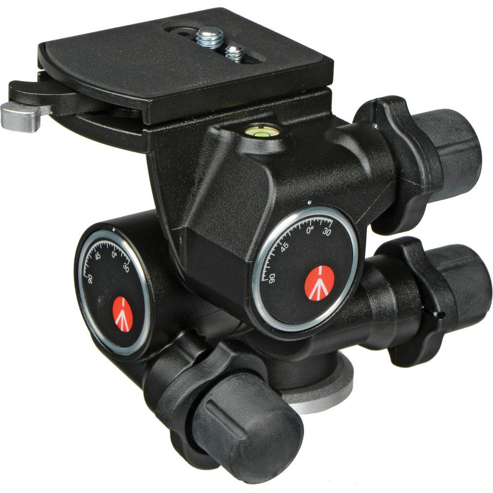Manfrotto MF 410 Junior Geared Head - Supports up to 5kg.