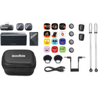 Godox Cube-C 2-Person Wireless Microphone System Combo Kit 1 (2.4 GHz)