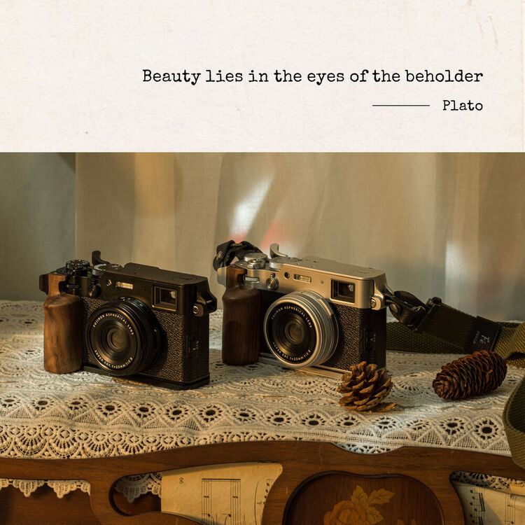 Tilta Iron Head Fuji X100VI Retro Kit Moon Goddess Set - Silver