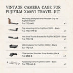 Tilta Iron Head Fuji X100VI Retro Kit Reversal Set - Black