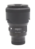 Used Sigma 85mm f/1.4. DG DN Art Series for L Mount SN: 54061129