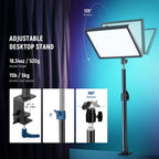 NEEWER GL25C RGB Streaming Key Panel Light with Desk Stand