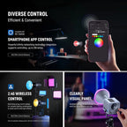 NEEWER HS60C Handheld RGB Video Light