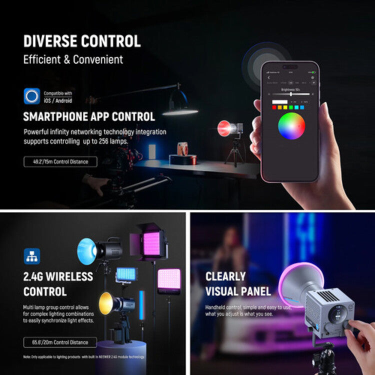 NEEWER HS60C Handheld RGB Video Light
