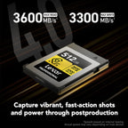 Lexar Professional Gold Series CFexpress 4.0 Type B Card - 512GB