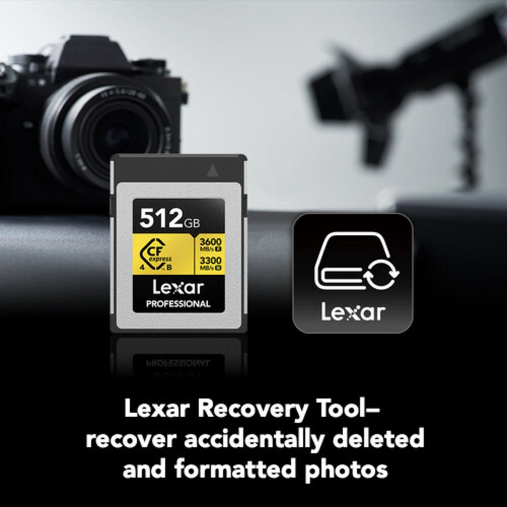 Lexar Professional Gold Series CFexpress 4.0 Type B Card - 512GB