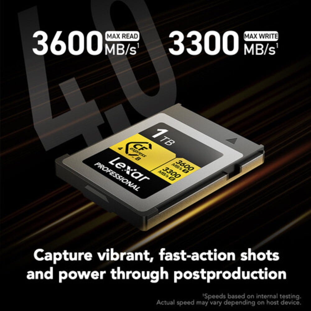 Lexar Professional Gold Series CFexpress 4.0 Type B Card - 1TB