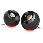 Creative Pebble SE Black with LED Speakers