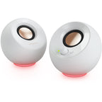 Creative Pebble SE White with LED Speakers