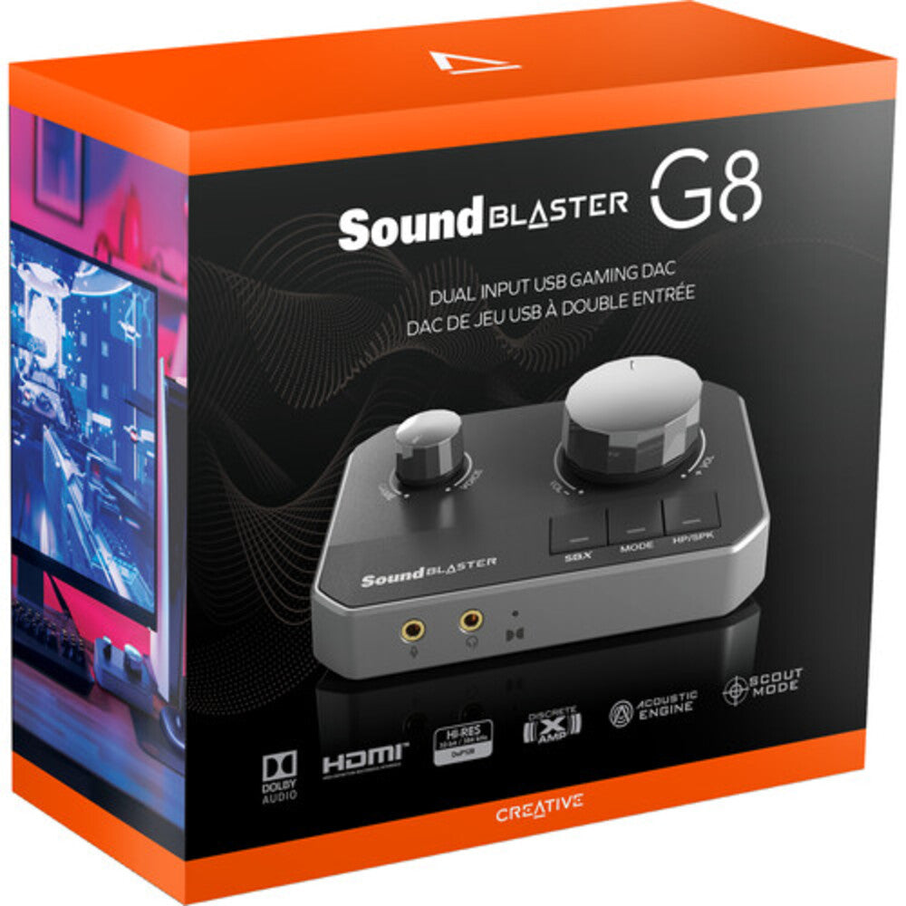 Creative Sound Blasters G8 Hi-Res Gaming DUAL USB DAC and Amp