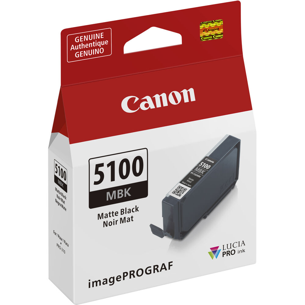  Canon PFI-5100 LUCIA PRO II Matte Black Ink Tank (14.4mL)