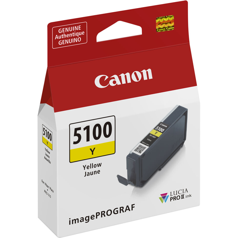Canon PFI-5100 LUCIA PRO II Yellow Ink Tank (14.4mL)