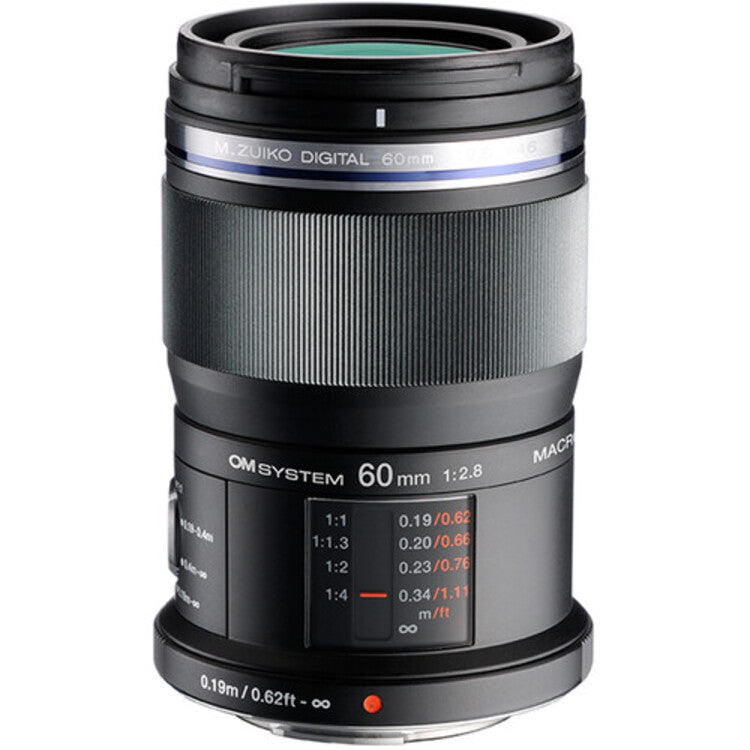 OM System 60mm f/2.8 Macro Lens - Black 