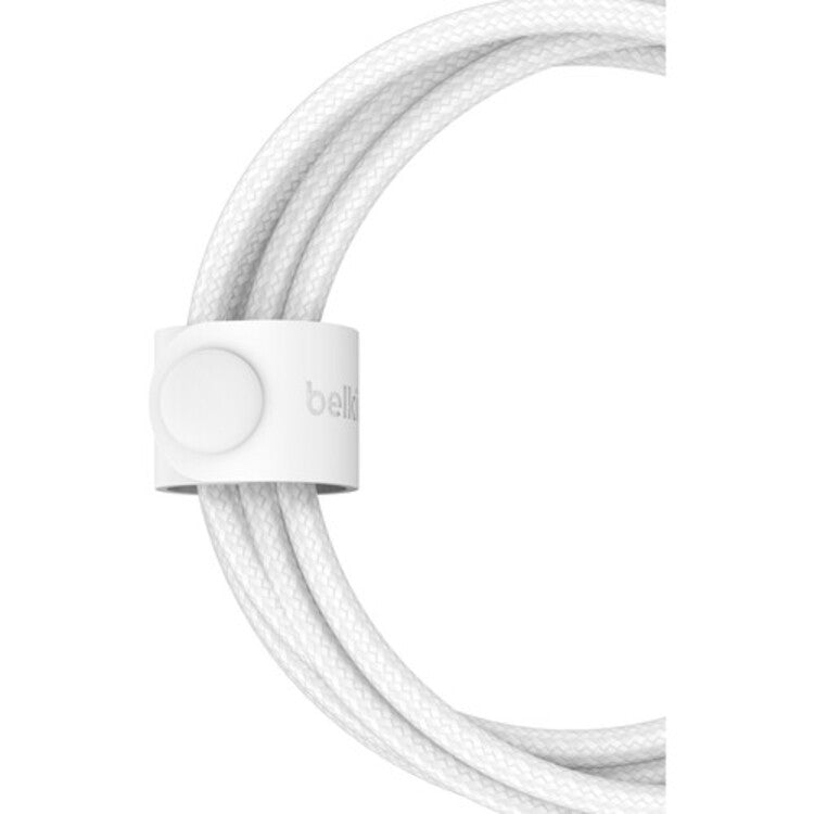 Belkin BoostCharge Pro 1.5m 2 in 1 Cable with USB-C and Lightning Connector (White) 