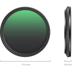 SmallRig Magnetic 67mm VND Filter ND64-ND400 (6-9 Stop) 5169