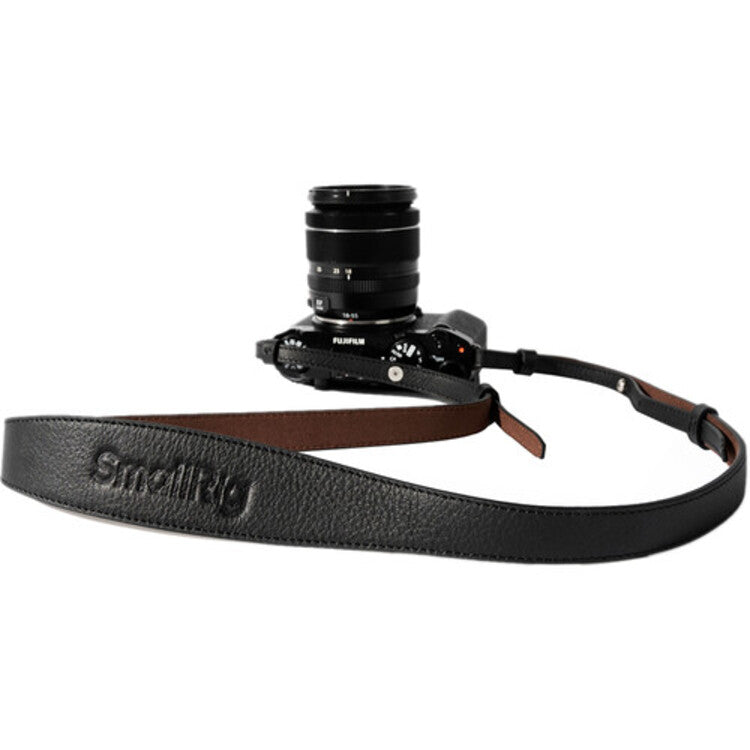 SmallRig Universal Leather Camera Shoulder Strap (Black) 5208