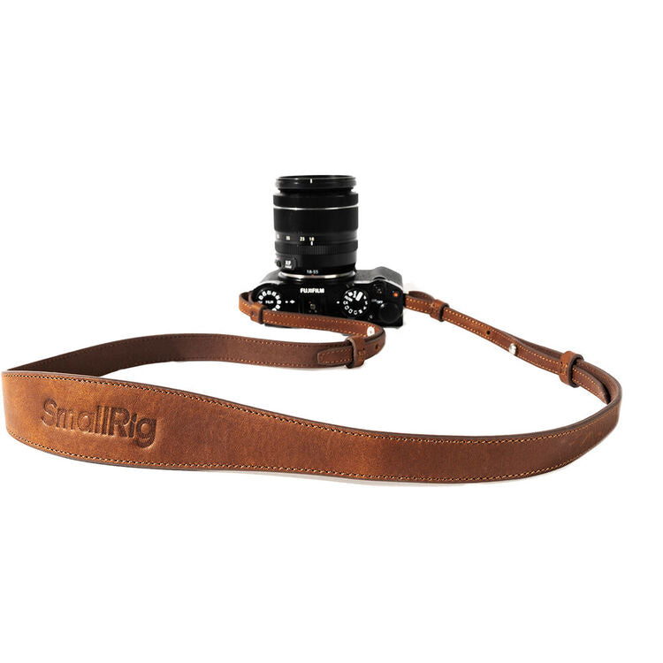 SmallRig Universal Leather Camera Shoulder Strap (Brown) 5209