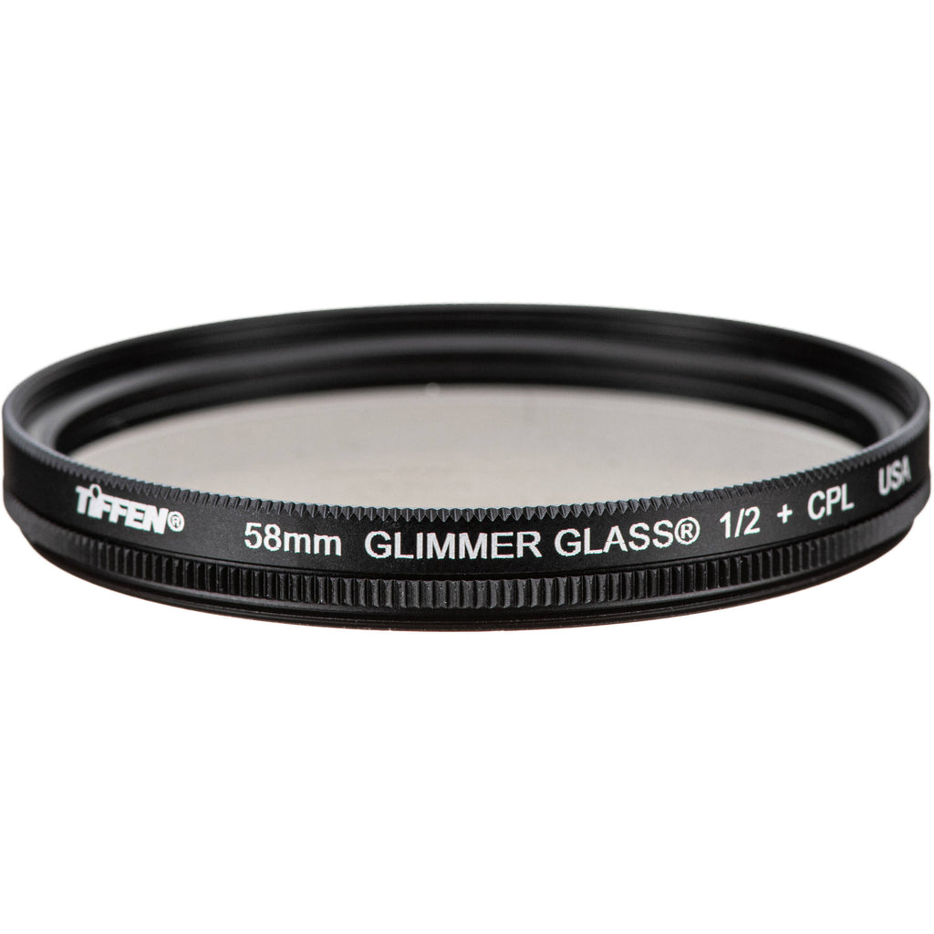 Tiffen 58mm FusionPOL Filter Glimmerglass + CPL (1/2 Density)