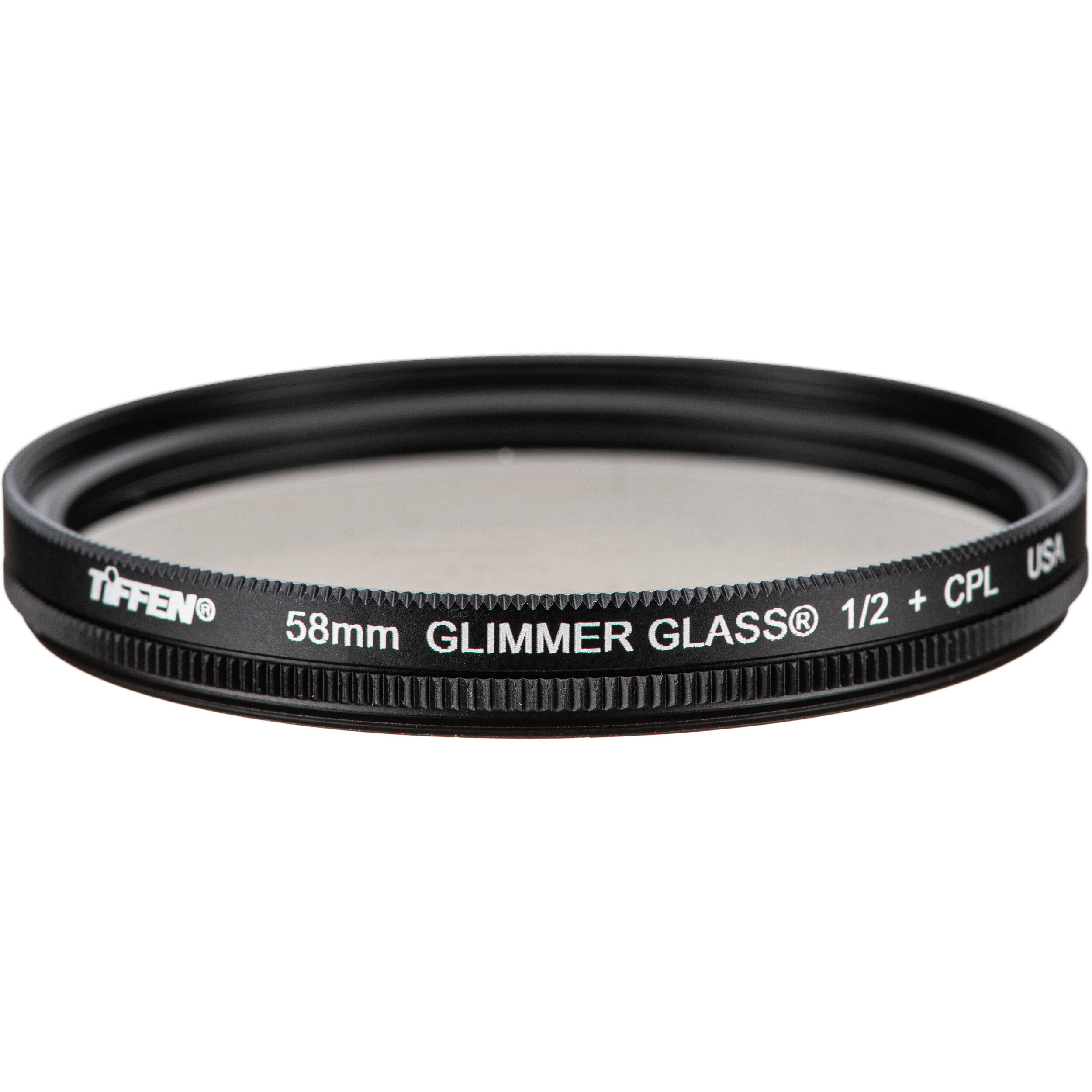 Tiffen 58mm FusionPOL Filter Glimmerglass + CPL (1/2 Density)