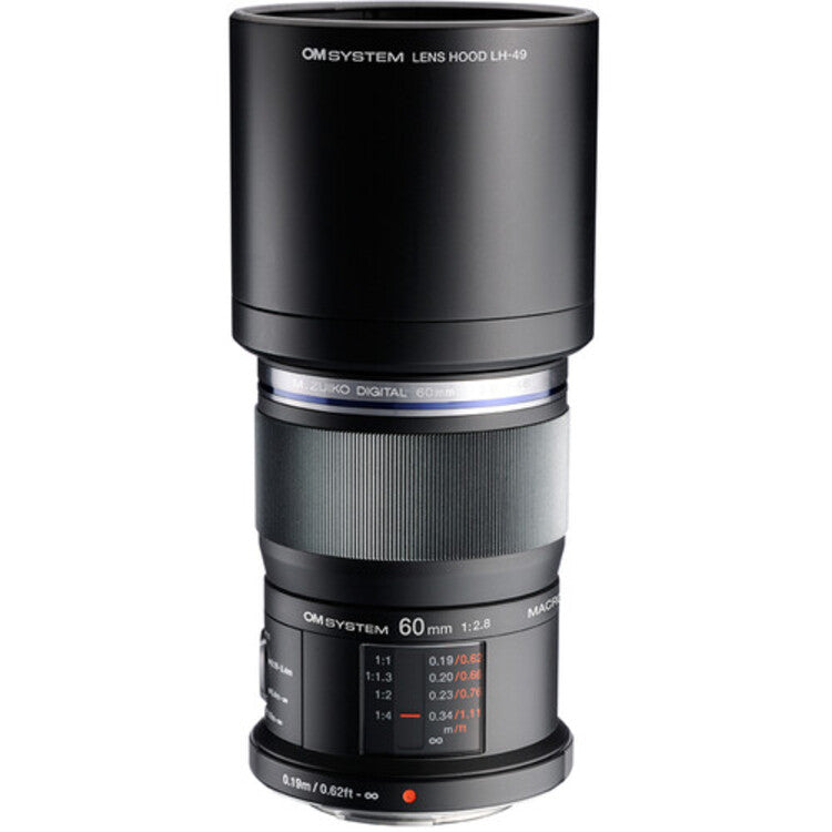 OM System 60mm f/2.8 Macro Lens - Black