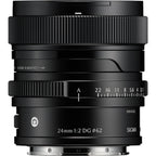 Sigma 24mm f/2 DG Contemporary Lens - Sony E-mount Black 