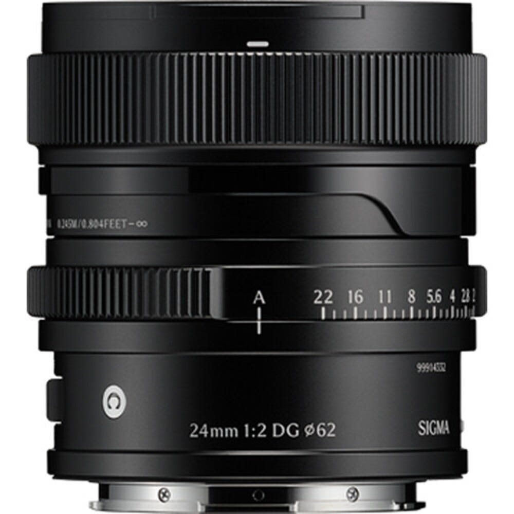 Open Box Sigma 24mm f/2 DG Contemporary Lens Sony E-Mount Black