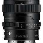 Open Box Sigma 24mm f/2 DG Contemporary Lens Sony E-Mount Black