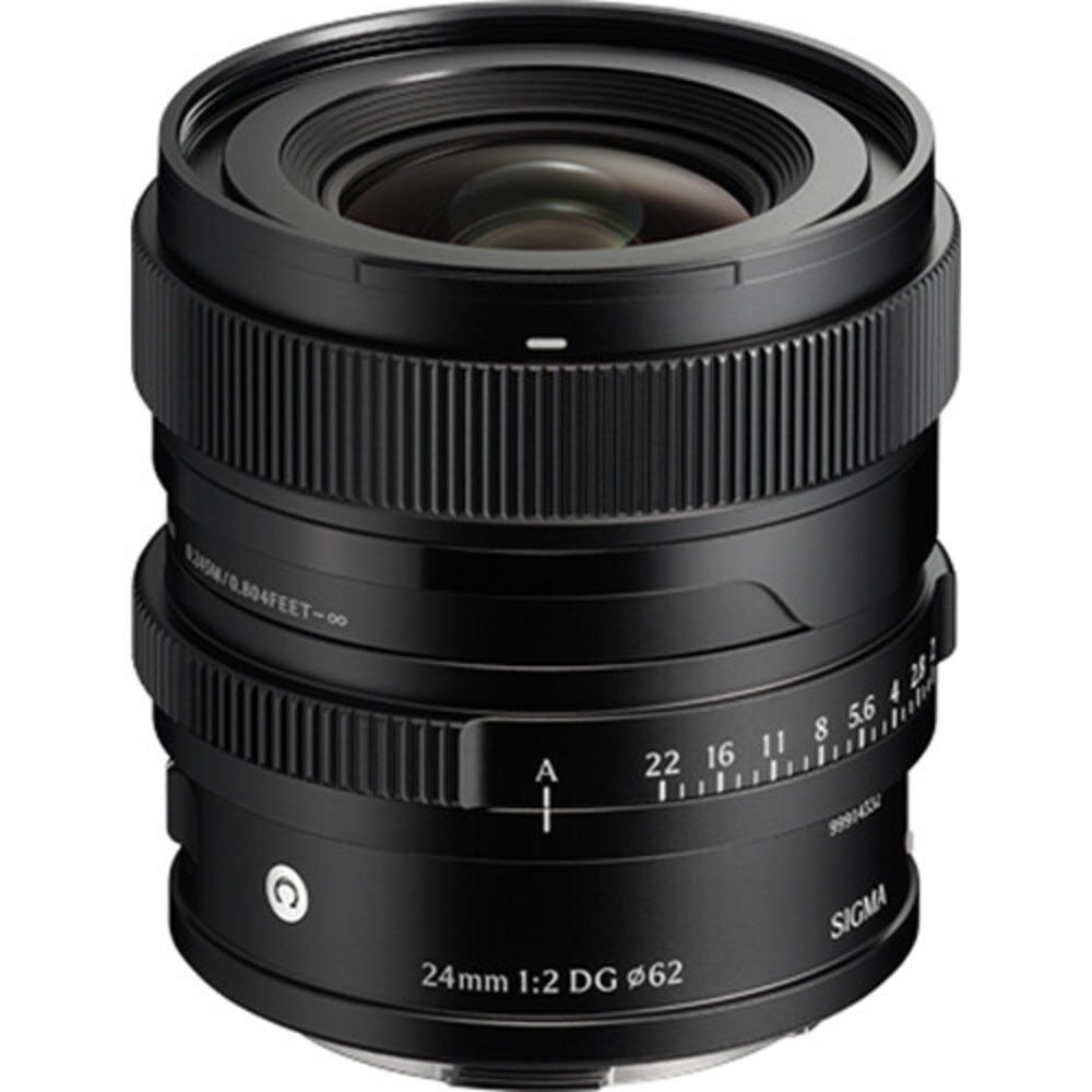 Open Box Sigma 24mm f/2 DG Contemporary Lens Sony E-Mount Black