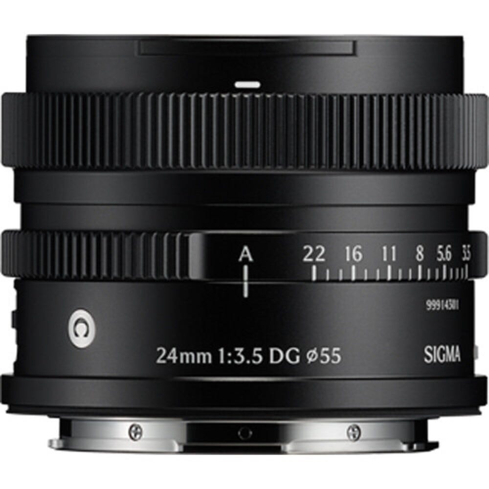 Open Box Sigma 24mm f/3.5 DG Contemporary Lens - Sony E-Mount Black