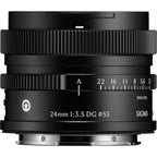 Open Box Sigma 24mm f/3.5 DG Contemporary Lens - Sony E-Mount Black