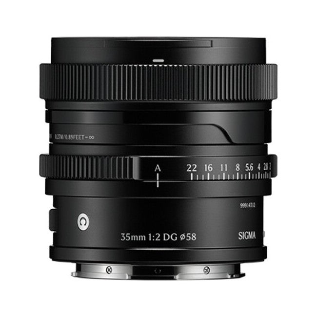 Sigma 35mm f/2 DG Contemporary Lens - Sony E-mount Black 