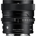 Sigma 50mm f/2 DG Contemporary Lens - L-mount Black