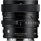 Open Box Sigma 50mm f/2 DG Contemporary Lens / L-Mount Black
