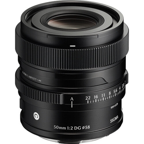 Sigma 50mm f/2 DG Contemporary Lens - Sony E-mount Black
