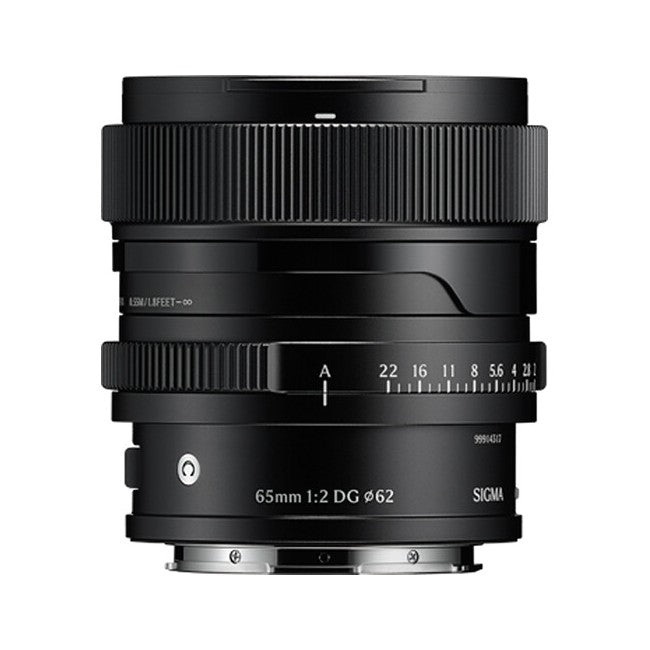 Sigma 65mm f/2 DG Contemporary Lens - Sony E-mount Black