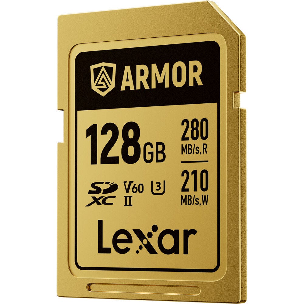 Lexar Professional ARMOR Gold Pro SDXC UHS-II Card - 128GB