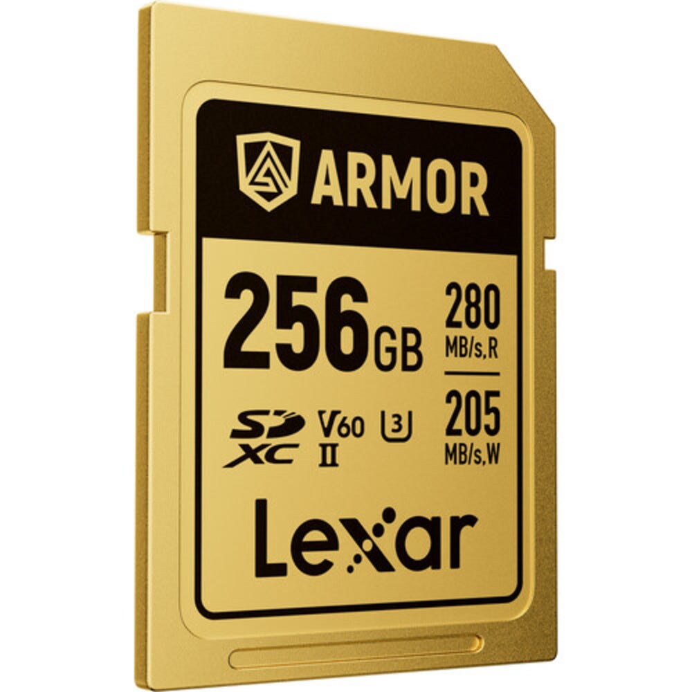 Lexar Professional ARMOR Gold Pro SDXC UHS-II Card - 256GB