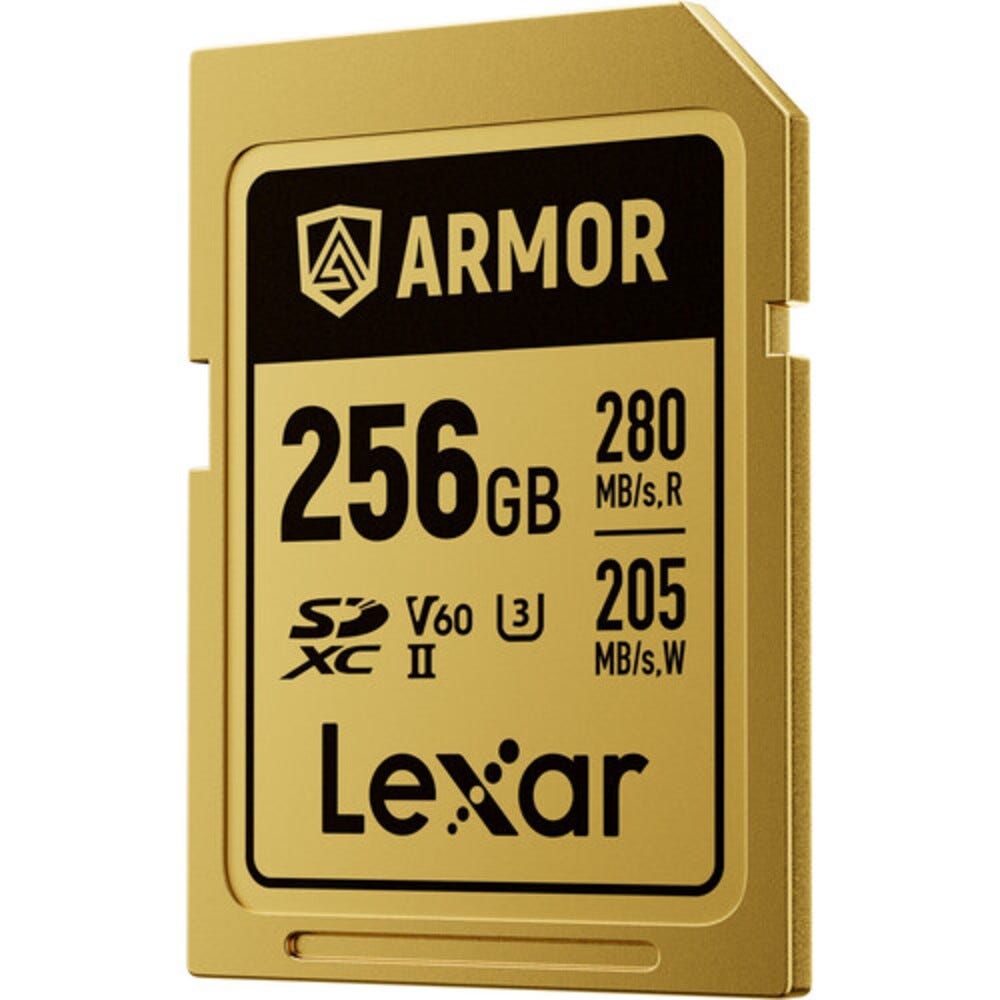 Lexar Professional ARMOR Gold Pro SDXC UHS-II Card - 256GB
