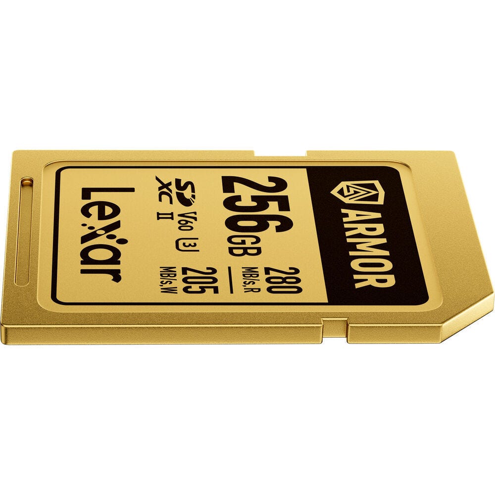 Lexar Professional ARMOR Gold Pro SDXC UHS-II Card - 256GB