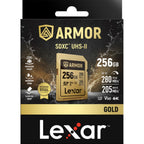 Lexar Professional ARMOR Gold Pro SDXC UHS-II Card - 256GB