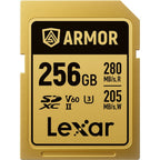 Lexar Professional ARMOR Gold Pro SDXC UHS-II Card - 256GB
