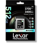 Lexar Professional Diamond Series CFexpress 4.0 Type B Card - 512GB