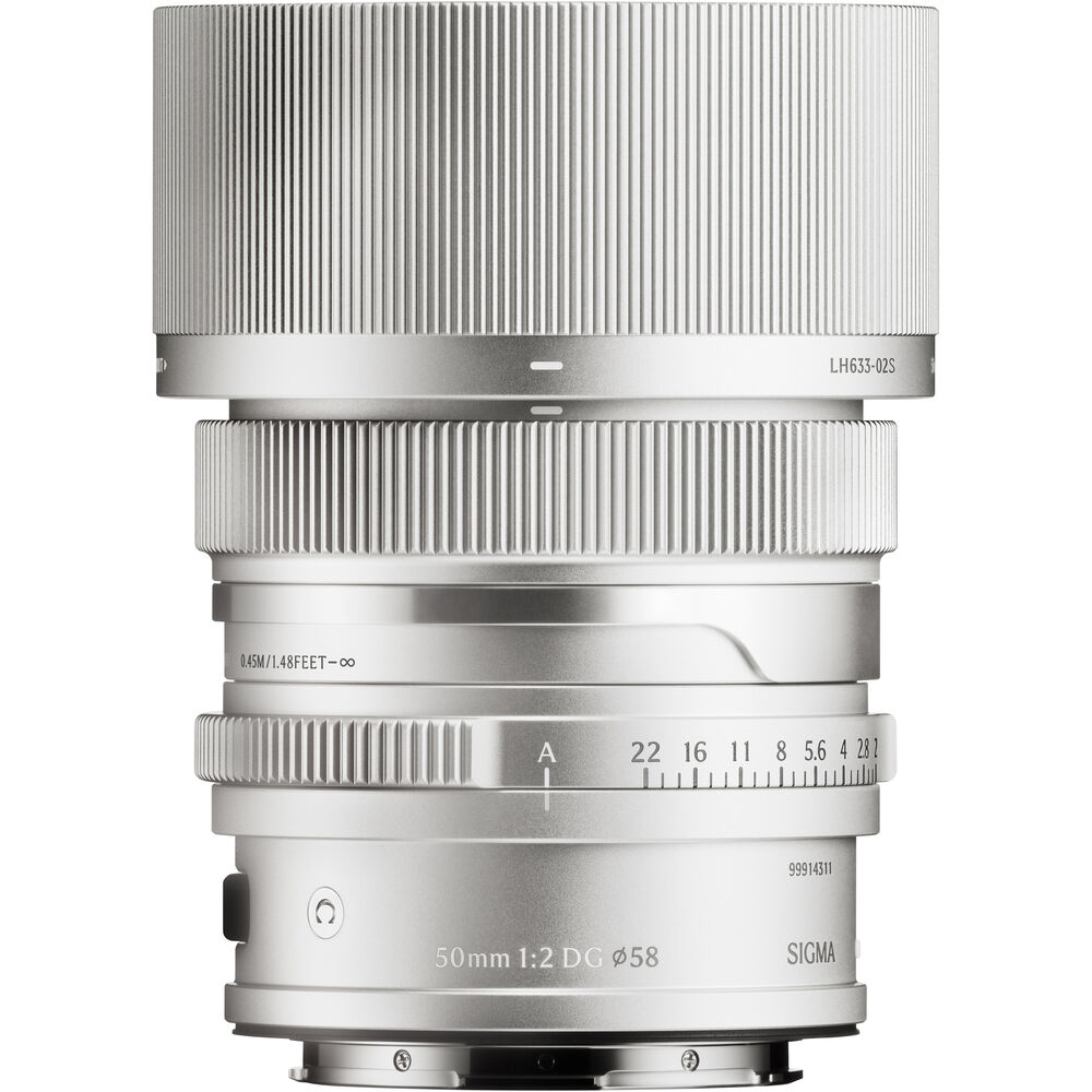 Sigma 50mm f/2 DG Contemporary Lens - L-mount Silver
