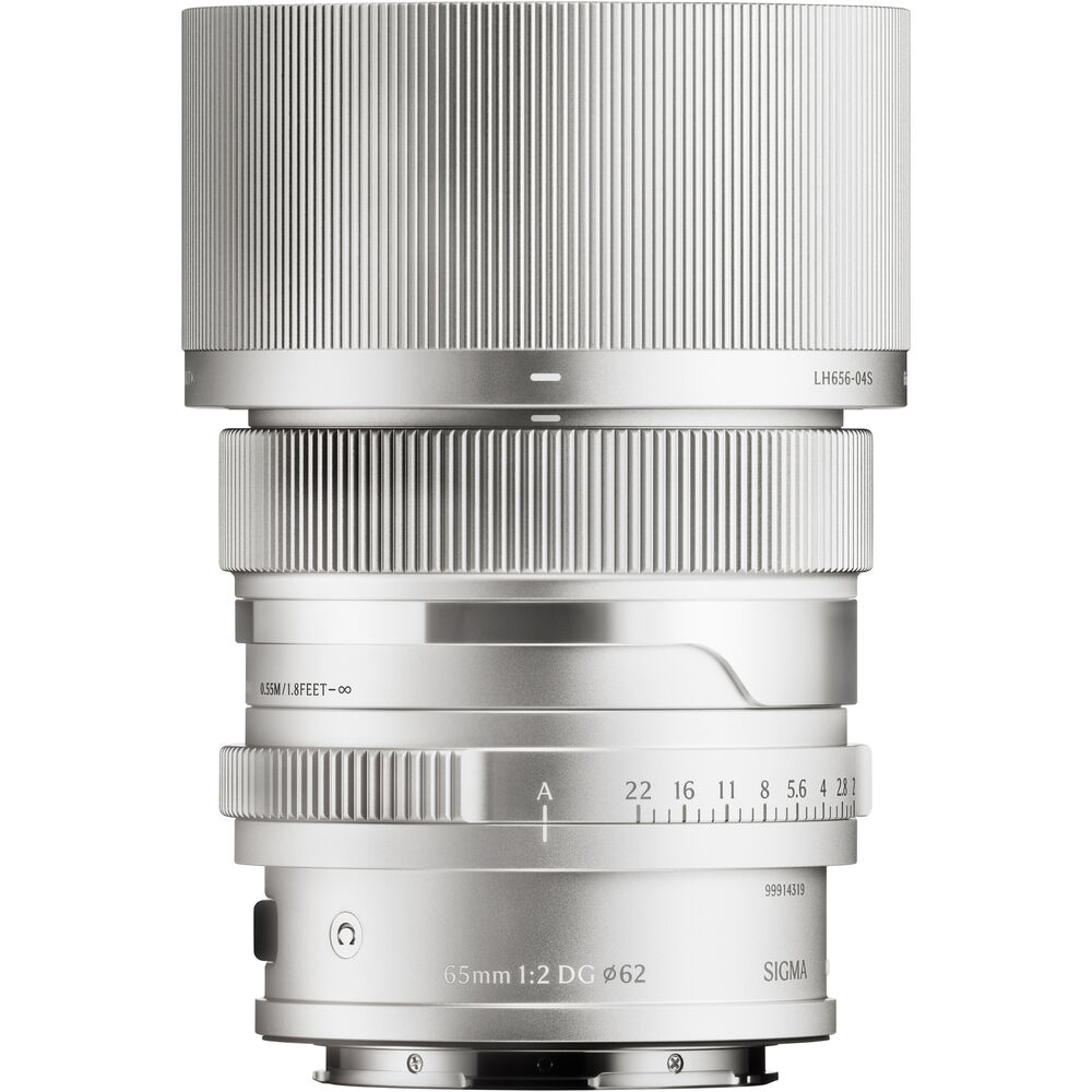 Sigma 65mm f/2 DG Contemporary Lens - L-mount Silver 