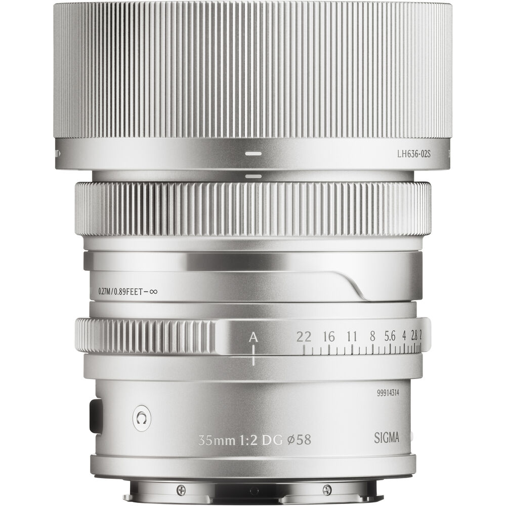 Sigma 35mm f/2 DG Contemporary Lens - L-mount Silver 