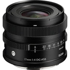 Sigma 17mm f/4 DG Contemporary Lens - Sony E-mount Black