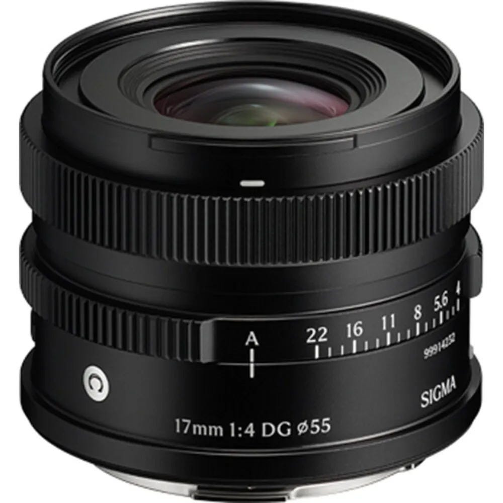 Open Box Sigma 17mm f/4 DG Contemporary Lens - Sony E-Mount Black