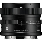 Open Box Sigma 17mm f/4 DG Contemporary Lens - Sony E-Mount Black